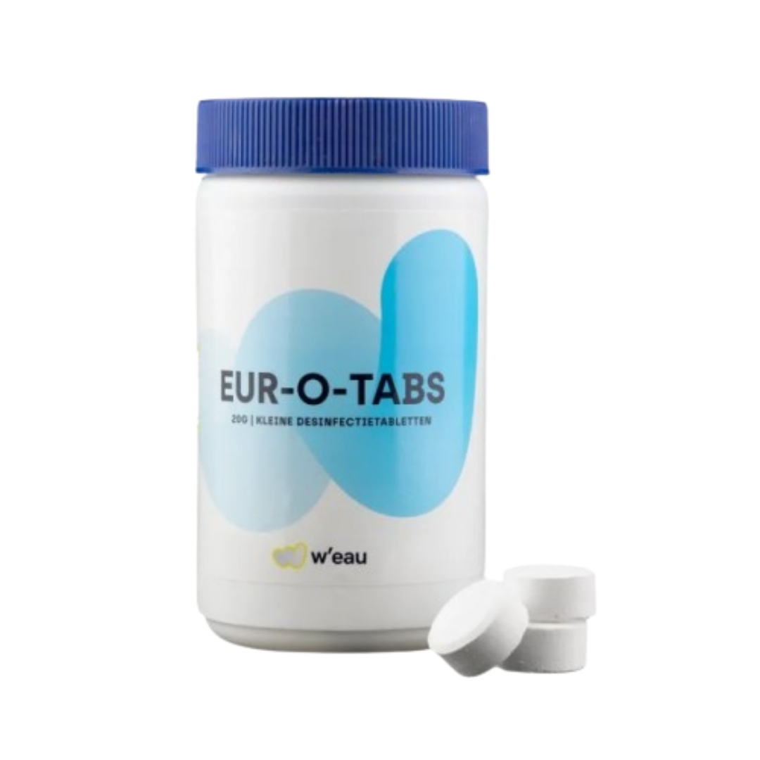W'eau kleine chloortabletten 20 grams