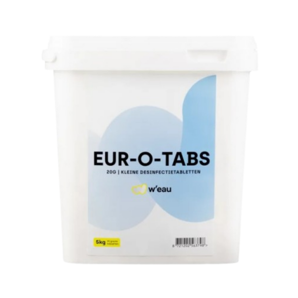 W'eau kleine chloortabletten 20 grams