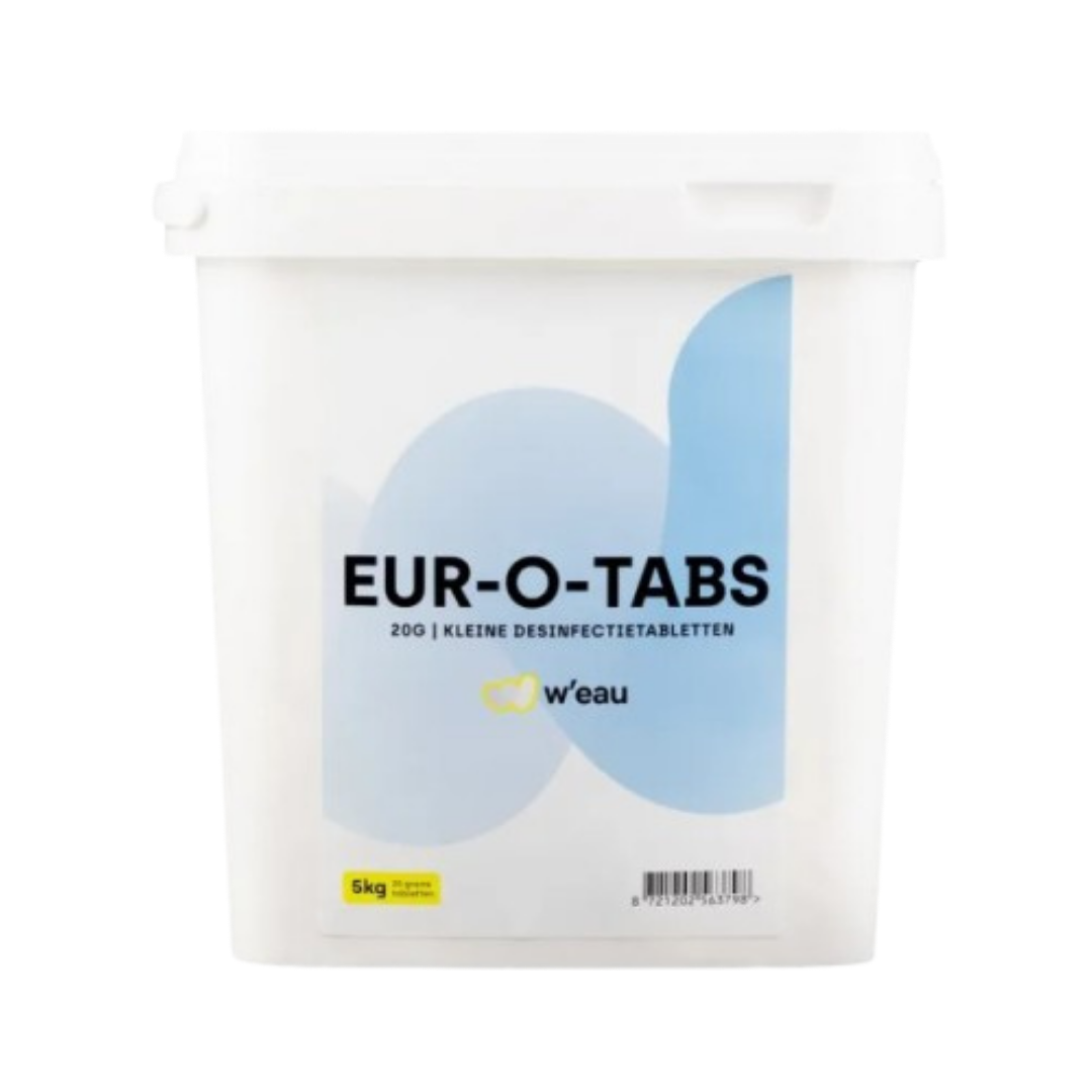 W'eau kleine chloortabletten 20 grams
